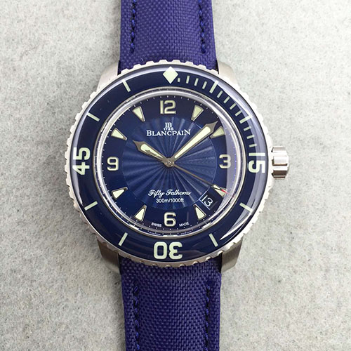 寶鉑 Blancpain 五十尋藍色 316精鋼錶殼 N廠出品-rhid-169