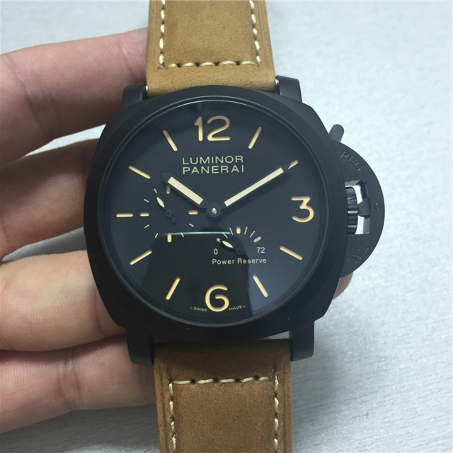 沛納海 316精鋼 海鷗機械機芯 礦物質玻璃 名牌手錶推薦 -rhid-111185