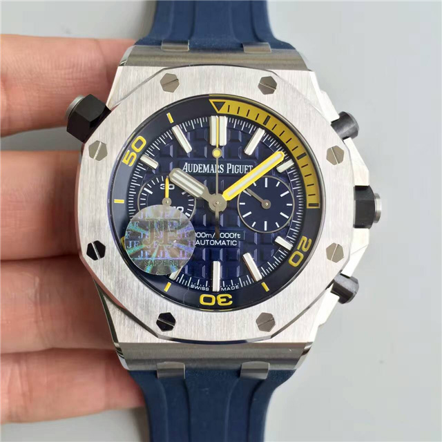 愛彼 AP26703 皇家橡樹  水果腕錶42毫米直徑 搭載複刻3124自動機械機芯 蓝宝石玻璃 市面最強版本的超級複刻 JF精品-rhid-111293