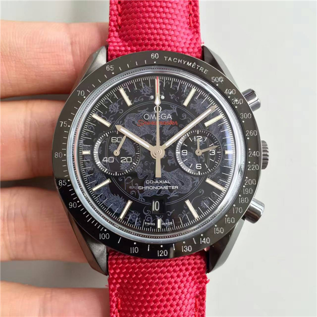 OMEGA 歐米茄 月之暗面 新面 中國紅錶帶 JH新品-rhid-111385