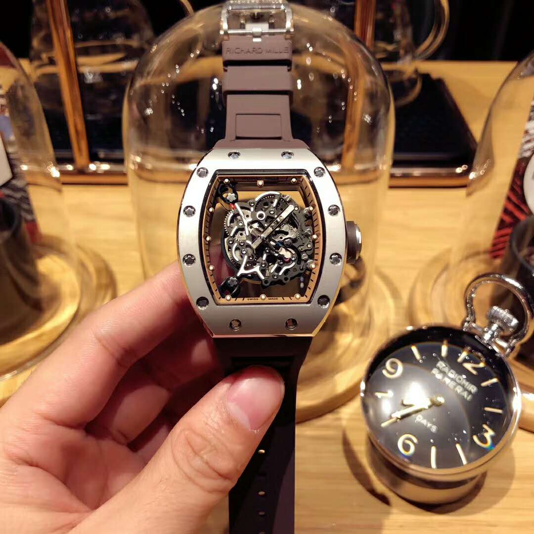 理查德米勒 Richard Mille RM055 原版複刻腕錶 无表盘设计 镂空機芯-rhid-118406