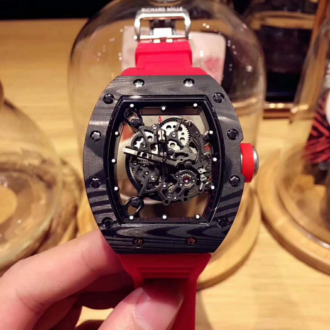 理查徳.米勒 RM-055黑色傳奇 豪華升級版 全新限量腕錶-rhid-118528