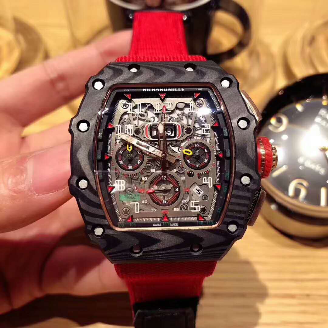 理查德米勒 腕錶型號RM-011 顶级碳纤维壳套腕錶-rhid-118619
