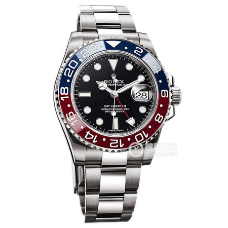 勞力士Rolex 格林尼治型 II 116710 316L不鏽鋼錶殼 防劃藍寶石水晶-rhid-117858