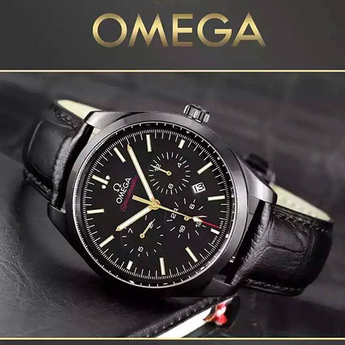 歐米茄 Omega 名典系列六針多功能自動機械腕錶 搭載進口9015自動機芯 頂級版316L精鋼-rhid-116471