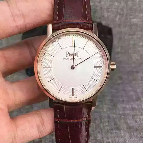 伯爵 Piaget 頂級復刻版 新款男士機械腕錶 搭載9015機芯 意大利小牛皮-rhid-116614