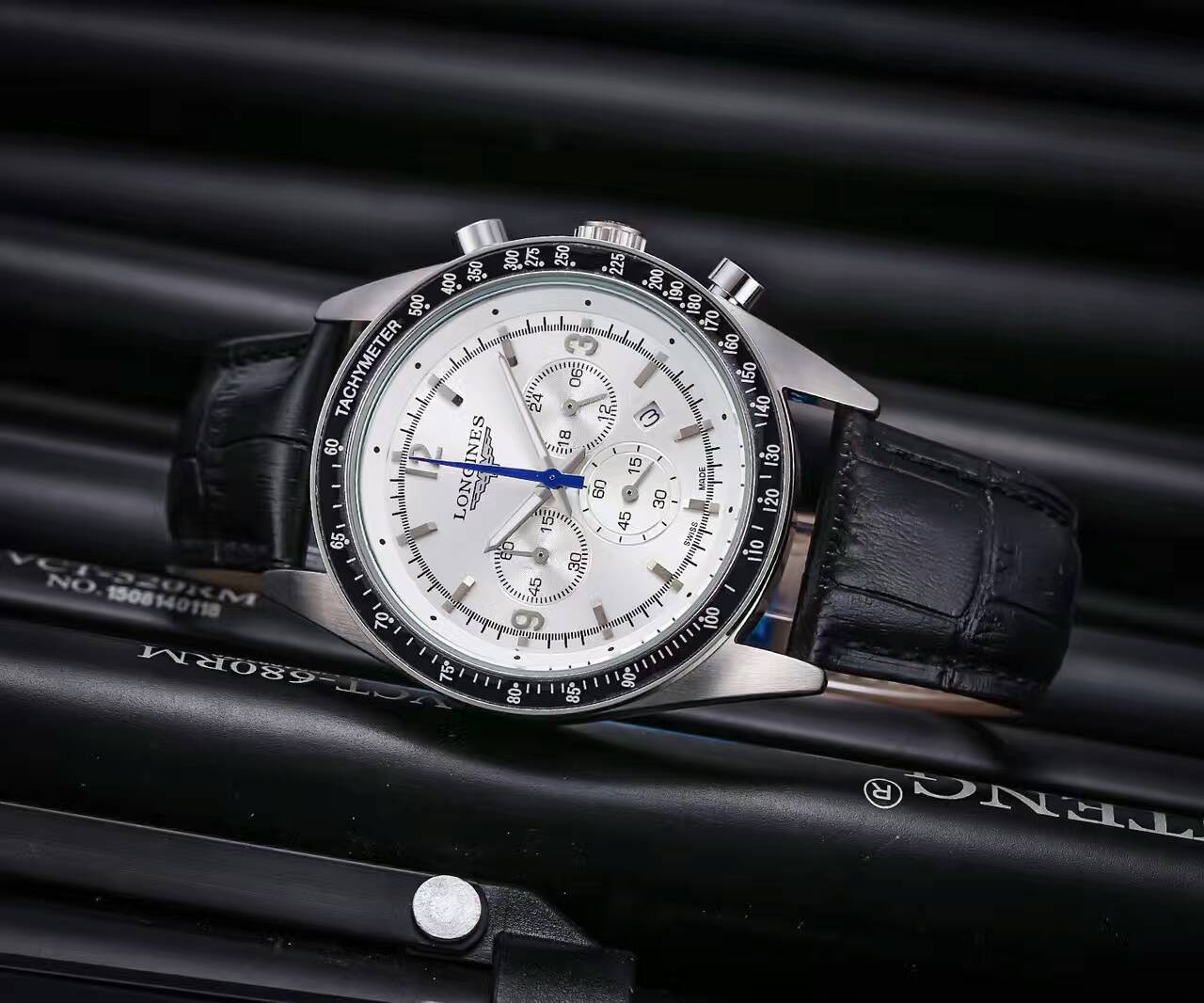 浪琴 精品男士腕錶 頂級機械機芯 礦物質超強鏡面 真牛皮錶帶 生活防水-rhid-116872
