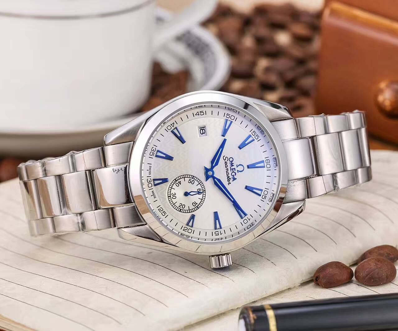 歐米茄 精鋼錶帶 礦物質超強鏡面 頂級機械機芯 生活防水 精致品質 精品男士腕錶-rhid-116995