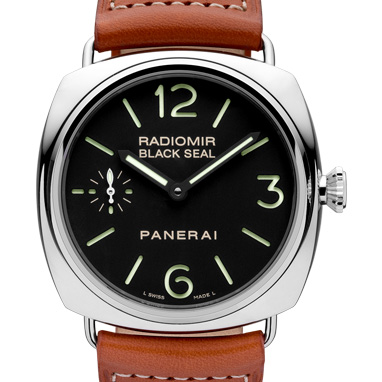 沛納海Panerai RADIOMIR BLACK SEAL Pam00183/Pam183 藍寶石水晶無色防反射塗層 夜光錶盤和指針-rhid-117488